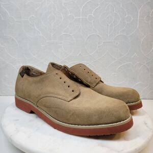 G.H. Bass & Co. Buc Oxford Shoes Womens 9.5M Tan Suede Classic Without Laces